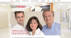 Desktop Screenshot of haut-venen-center.de