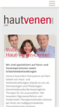 Mobile Screenshot of haut-venen-center.de